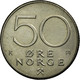 Monnaie, Norvège, Olav V, 50 Öre, 1987, SUP, Copper-nickel, KM:418 - Norvège