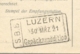 Schweiz - 1921 - 2,5c Overprint On 3c Tellkanbe On 7,5c Bundesbahn Postkarte From Luzern To Ungarn - Brieven En Documenten