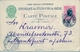1900 , BRASIL , ENTERO POSTAL BAHIA - FRANKFURT , CIRCULADO VIA LISBOA CON TRÁNSITO AL DORSO , LLEGADA - Enteros Postales