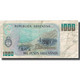 Billet, Argentine, 1000 Pesos Argentinos, Undated (1983-85), KM:317a, TB - Argentine