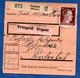 Colis Postal  - Départ Forbach  -  20/3/1943 - Brieven En Documenten