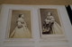 Lot De 2 Anciennes Photos Carton,Melle Louise ? à Identifer,Carjat & Cie.,du 19 Iem. S. Originale - Anciennes (Av. 1900)