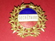 BROCHE ÉMAILLÉ  " SECRÉTAIRE " BLEU BLANC ROUGE Voir Photos DIA.35 Mm 7.85 Grammes - Altri & Non Classificati