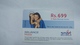 India-smart Card-(42c)-(rs.699)-(siliguri)-(31.12.2007)-(look Out Side)-used Card+1 Card Prepiad Free - Indien