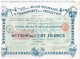 Ancienne Action - Société Générale Belge-Roumaine De Transports & D' Industrie - Titre De 1898 - Transports