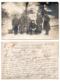 (Guerre 1914-18) 119, Carte Photo, 55e RIT Régiment D'Infanterie Territorial, Bonne Année 1915, Brassard B6 GVC 42 Garde - Guerra 1914-18