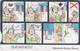 Latvia, D-022, Cartoon, Comic "snowman" - Serial Number 30LAT, 2 Scans. - Latvia