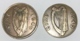 Lot De 2 Pièces. Irlande. Eire. 1 Penny. 1949 Et 1942 - Ireland