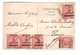 Paraguay Por Amistad + Timbre 5 Timbres Dont Bande Attachée De 3 Timbres Pour La France 1907 - Paraguay