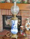 Superbe Lampe Ancienne Faience Signée E.Lombart - Luminaires & Lustres