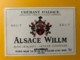 9265 - Crémant D'Alsace  Willm 2 étiquettes - Autres & Non Classés