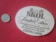 POSAVASOS COASTER MAT SKOL STRONG LAGER 1977 BEER CERVEZA CERVEJA BIER LA BIÈRE LIMITED EDITION VER QUEEN ELIZABETH II - Portavasos