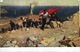 Russia Civil War Banner Of Victory Sailors In Attack 1954 USSR Art Postcard - Paintings