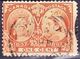 CANADA 1897 QV 1 Cent Orange Jubilee SG122 Used - Used Stamps