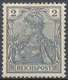 Stamp Germany 190 Reichpost 2pf MH - Ungebraucht