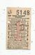 Ticket De Transport, London Transport TRAMWAYS , Service 11 , 1D , 2 Scans - Europa