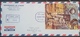 HX2- Ajman 1969 Registered Cover Sent To STAMPEX USA - Franked Amrstrong Landing On The Moon S/S - Mi. Block 152B Imperf - Ajman