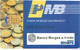 PHONECARDS-PORTUGAL- PORTE MONNAIE- MULTIBANCO  CHIP--- BANK---BANCO BORGES & IRMÃO - Portugal