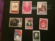 LOT DE HUIT TIMBRES OBLITÉRÉS URSS. - Used Stamps