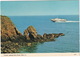 Ferry 'Condor' Passing Fairy Grotto - Sark - (Channel Islands) - Sark