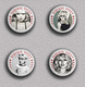 35 X Blondie Band-Deborah Harry Music Fan ART BADGE BUTTON PIN SET 5 (1inch/25mm Diameter) - Musique