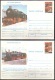 M1263 Transport Trains Locomotives Rail Roads 1995 Romania 14 PC Postcards Set ** RARE - Trains