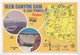 GLEN CANYON DAM & LAKE POWELL, Arizona, Used Postcard [22596] - Lake Powell