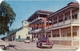 Postcard Car Automovil Calle De Estacion Ferroviaria Hotel Paris Ceiba Honduras 1960 Tegucigalpa Postmark - Honduras