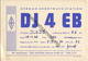 QSL - Funkkarte - DJ4EB - Jülich - 1958 - Amateurfunk