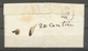 1831 Lettre Marque P24P/QUINGEY, 36x11, Type Rare DOUBS(24) X4674 - 1801-1848: Précurseurs XIX