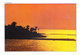 TUNISIA : 1989 PICUTURE POST CARD COMMERCIALLY SENT TO GERMANY : SEA VIEW - COUCHER DE SOLEIL - Tunisia