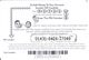 ST. VINCENT & THE GRENADINES - Pay As You Go, C&W Prepaid Card $10(thin), Used - Saint-Vincent-et-les-Grenadines