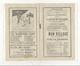 Programme CINEMA MAX-LINDER ,1920 , 8 Pages ,24 Bld. Poissonnière, Paris , 3 Scans,  Frais Fr 1.75 E - Programme