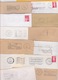 Lot De 89 Documents Lettres Et Devants Avec TàD PP Port Payé Machine à Oblitérer SECAP RBV Et TOSHIBA Dont Sur Timbre - Mechanical Postmarks (Advertisement)