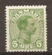 Yv. DK  N°  73   *  5o  Christian X Cote  1,5 Euro BE  2 Scans - Unused Stamps