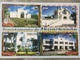 Circulated Postcard El Salvador 2012, Buildings , ( Fiirefighters Stamps ) - El Salvador