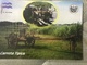 Circulated Postcard , Oxen And Cart , ( Fiirefighters Stamps ) - El Salvador