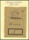 Delcampe - BAHNPOST Hamburg-Münster (verschiedene Züge Und Typen), 1906-1936, 13 Belege Und Eine Beutelfahne Für Päckchen, Meist Pr - Franking Machines (EMA)