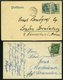 BAHNPOST 1874-1923, 10 Verschiedene, Teils Interessante Belege, Feinst/Pracht, Besichtigen! - Franking Machines (EMA)