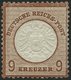 Dt. Reich 27b *, 1872, 9 Kr. Lilabraun, Falzrest, Kabinett, Fotoattest Brugger: Die Marke Ist Farbfrisch, Sehr Gut Geprä - Gebruikt