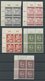 Dt. Reich 850-61 VB **, 1943, 6 Postfrische Sätze In Eckrandviererblocks, Pracht - Other & Unclassified