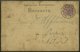 GANZSACHEN PP 6F 107 BRIEF, Privatpost: 1883, 5 Pf. Lila Wartburg, Stempel WARTBURG, Fleckig, Feinst - Altri & Non Classificati