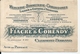 Calendrier 1911 Fiacre Et Cohendy Mercerie Bonneterie  Chaussures Rue Fontgiève Clermont Ferrand - Petit Format : 1901-20