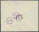 ZEPPELINPOST 406C BRIEF, 1936, 1. Nordamerikafahrt, Auflieferung Frankfurt, Einschreibbrief Aus Tangermünde, Pracht - Posta Aerea & Zeppelin