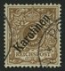 KAROLINEN 1I O, 1899, 3 Pf. Diagonaler Aufdruck, Ein Paar Kürzere Zähne Sonst Pracht, Fotobefund Brekenfeld, Mi. 850.- - Carolinen