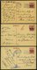 LANDESPOST IN BELGIEN P 2,11 BRIEF, 1914-17, 35 Gebrauchte Karten, Feinst/Pracht - Bezetting 1914-18