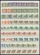 ROLLENMARKEN **, 1961-73, Partie Rollenmarken Mit 5er-, 6er- Und 11er-Streifen Sowie Farbigen Zählnummern, U.a. Mit Mi.N - Rolstempels