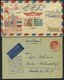 LOTS 1948/9, 8 Verschiedene Luftpostbelege Von Und Nach Westberlin, Meist Pracht - Usati