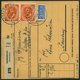 BUNDESREPUBLIK 126 BRIEF, 1954, 6 Pf. Posthorn Im Achterblock (rückseitig) Und Waagerechten Paar (vorderseitig) Als Selt - Other & Unclassified