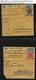 SAMMLUNGEN 1953/4, Interessante Sammlung Von 40 Paketkarten Mit Verschiedenen Posthorn-Frankaturen, Dabei Auch Einzelfra - Gebruikt